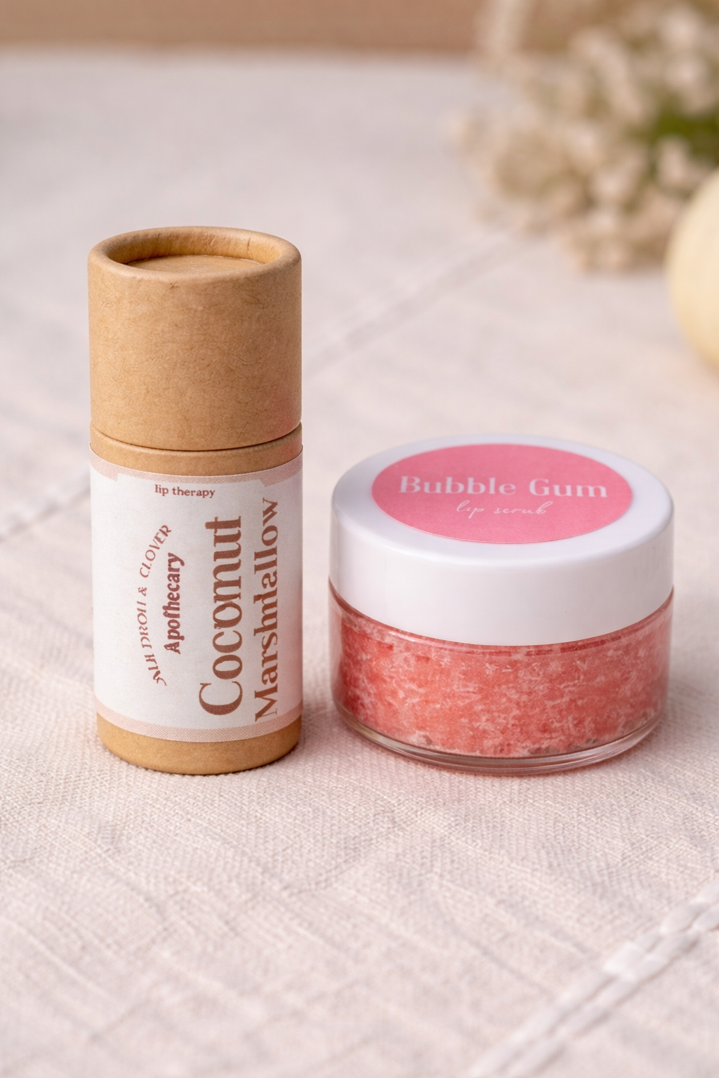Lip Therapy Kit  | Lip Balm + Lip Scrub Bundle | Cauldron & Clover Apothecary