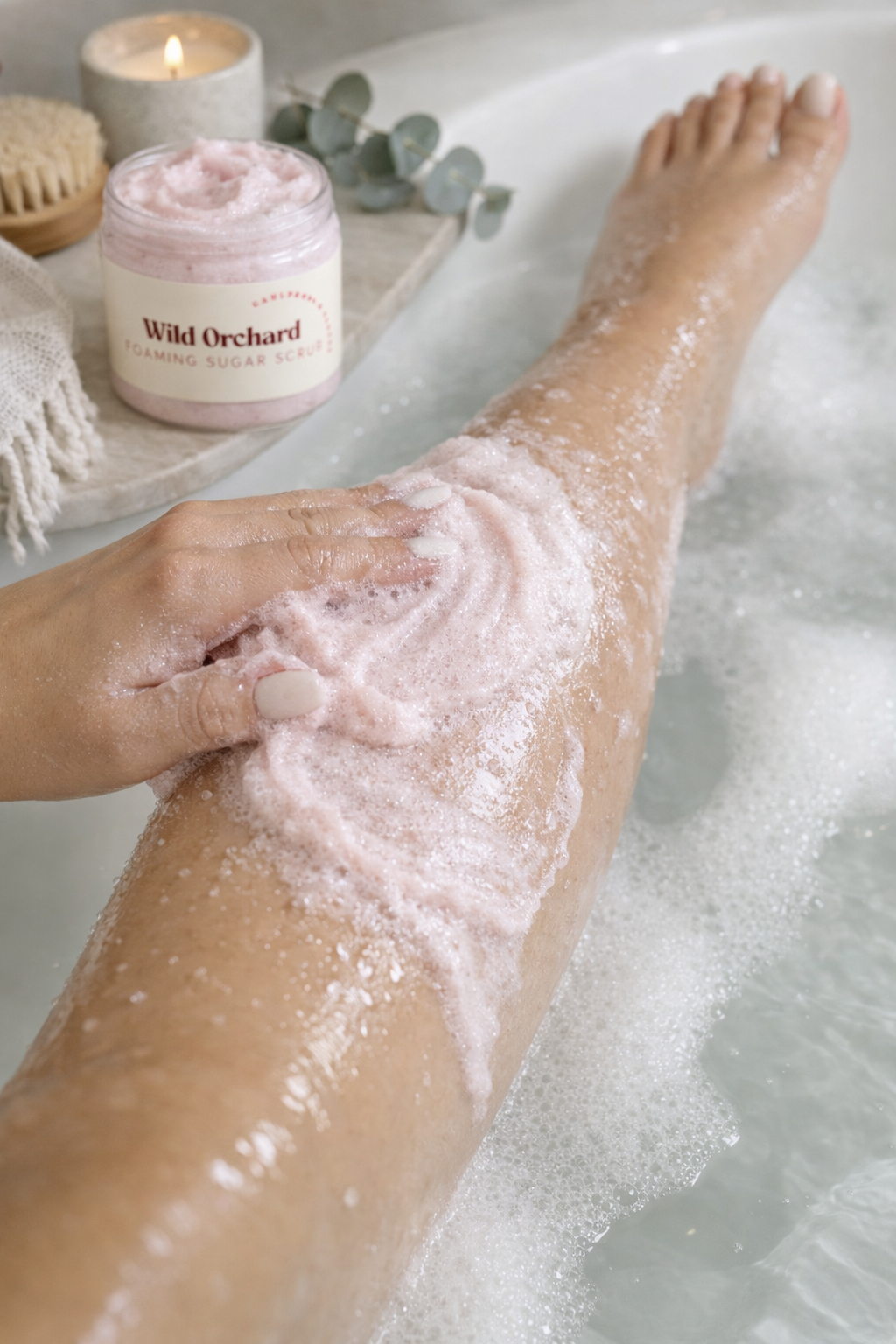 Wild Orchard — Foaming Sugar Scrub 16oz | Cauldron & Clover Apothecary