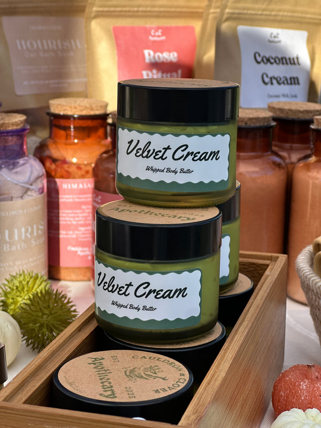 Velvet Cream — Whipped Body Butter 4oz | Cauldron & Clover Apothecary